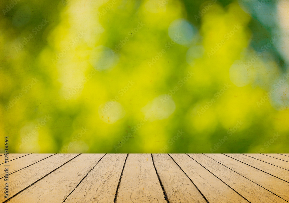 Green blurred background and sunlight Green blurred background and sunlight