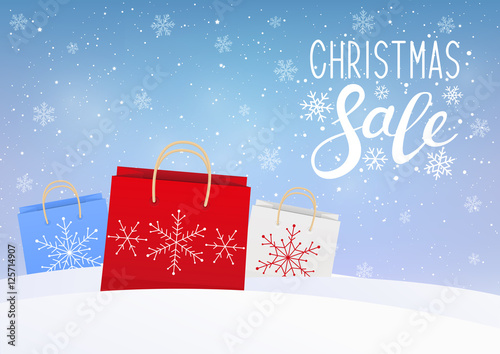 Christmas sale concept for Your design 