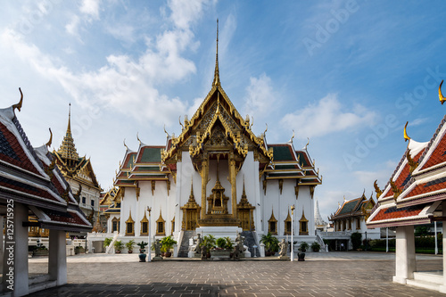 Dusit Maha Prasat Throne Hall in Grand palace at Bangkok, Thailand