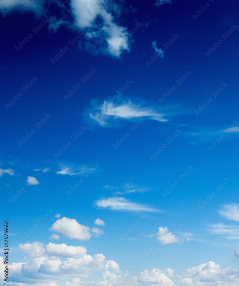 Blue sky with clouds Blue sky with clouds