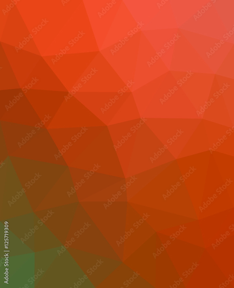 Obraz premium Orange triangle.