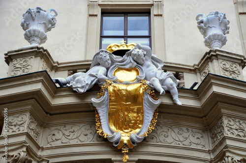 Wien - Prächtiges Eingangsportal zum Palais Dietrichstein photo