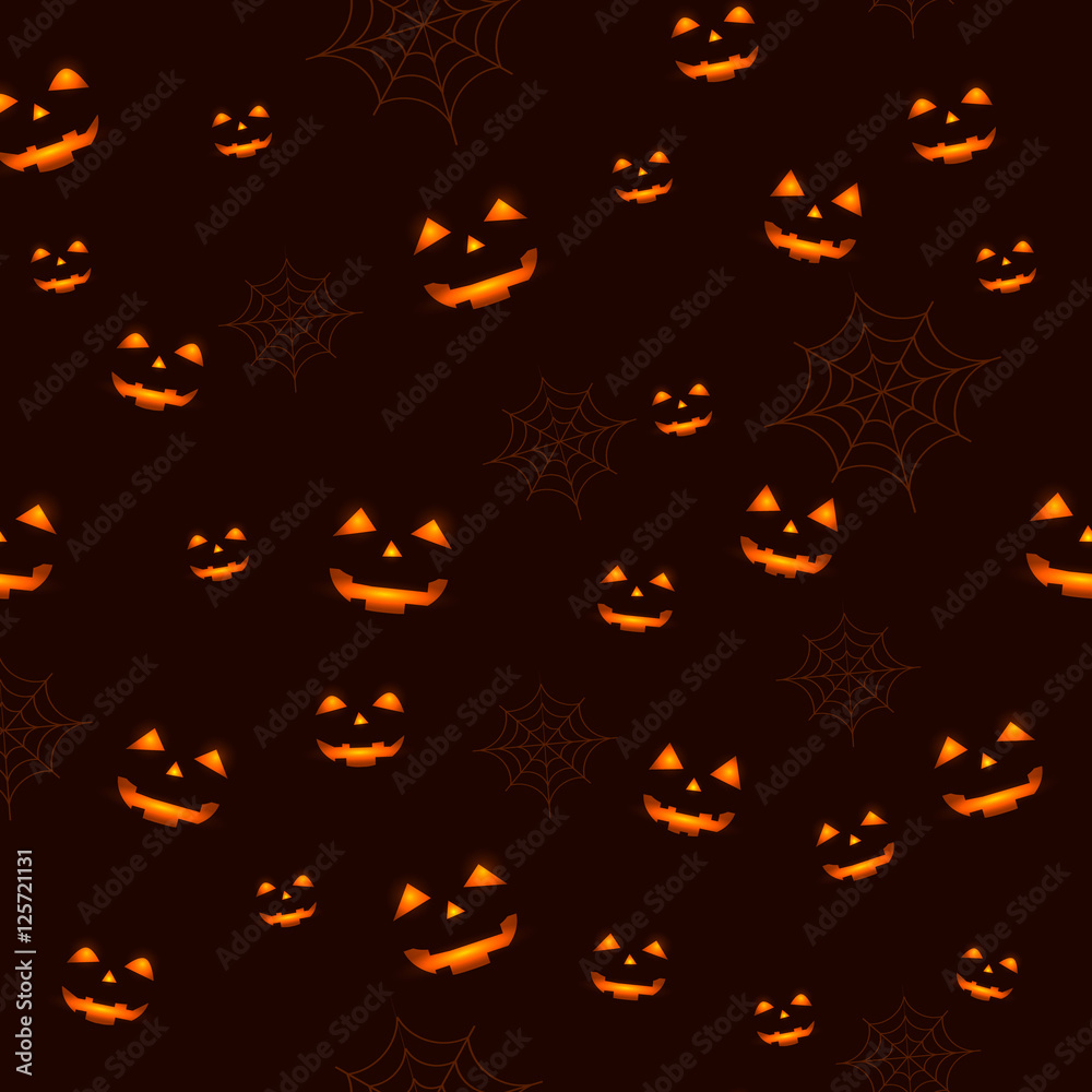 Halloween seamless pattern