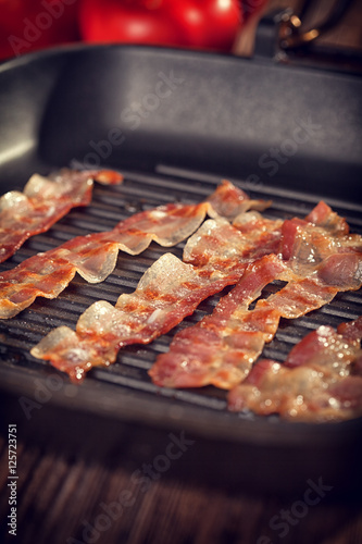 Bacon on The Grill Pan