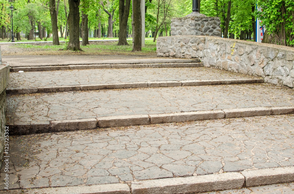 steirs in the city park