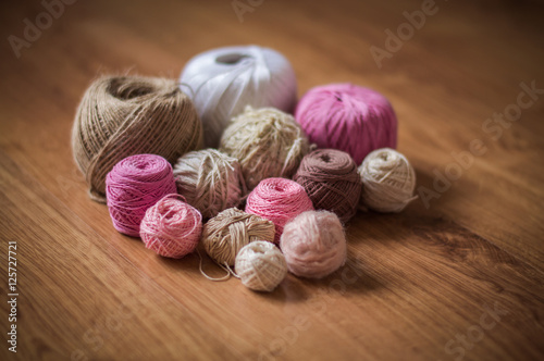 a set of thread for crochet