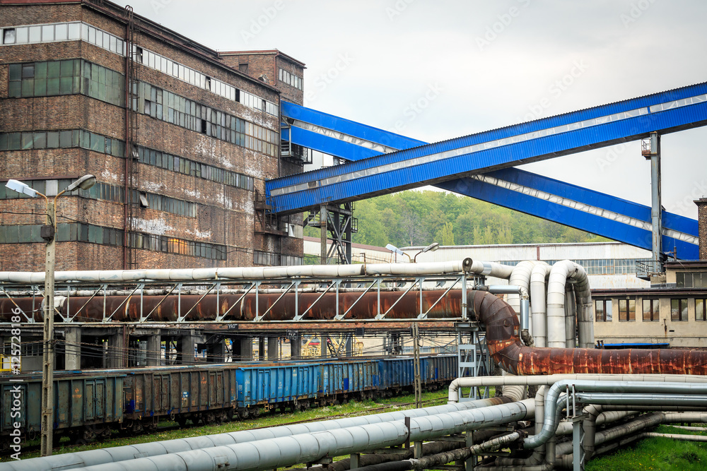 Mining infrastructure in Silesia region, Poland Mining infrastructure in Silesia region, Poland