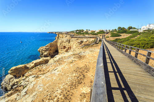 Beautiful coast in Carvoeiro  Algarve  Portugal