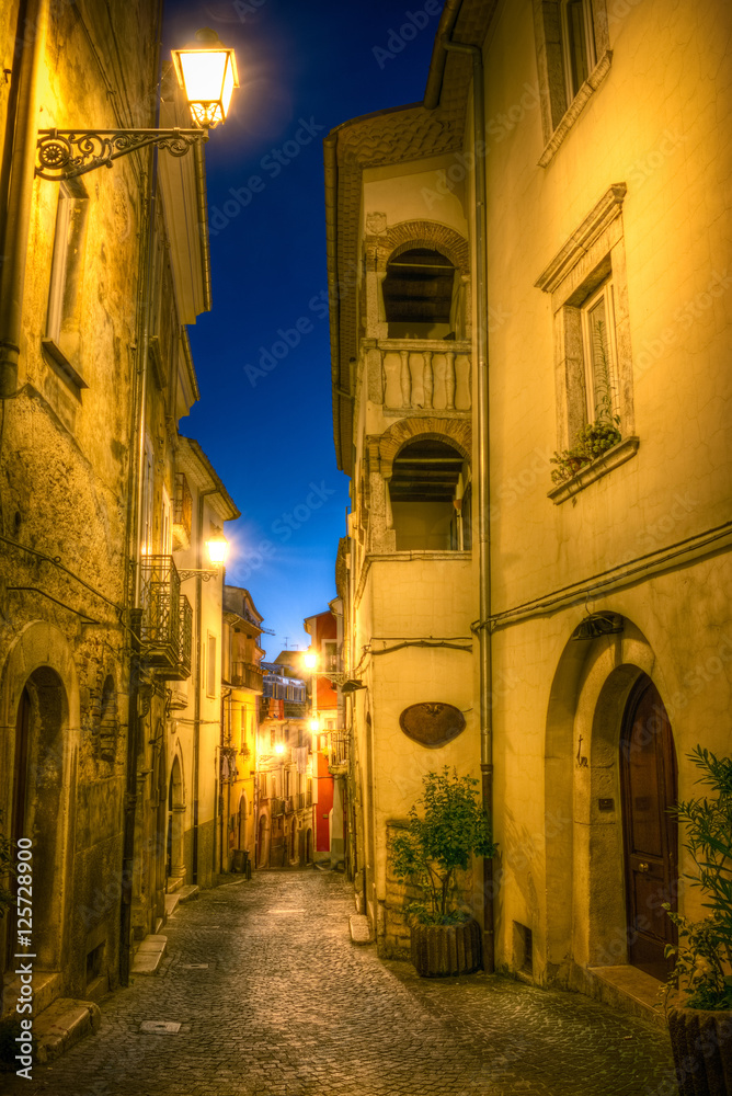 alley of the old town of Campobasso