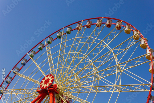 Red ferris wheel