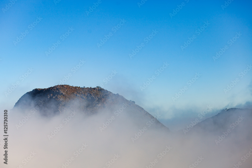 Landscape view of Chiang dao mountain area, Chiang mai, Thailand