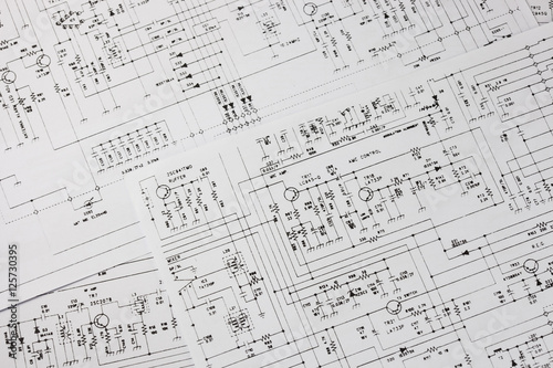 Electronics engineering drawing or circuit schematic