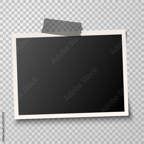 old photo frame transparency