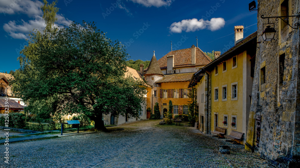 Naklejka premium Romainmôtier