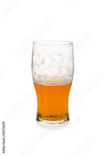 Half Empty Beer Glass