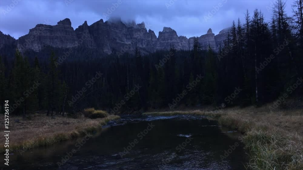Brooks Creek Suublette Peak Togwotee Pass Wyoming