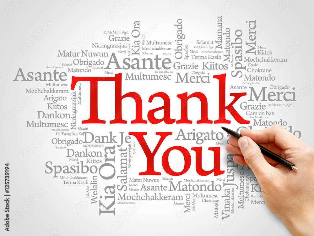 Thank You Word Cloud background, all languages, multilingual for education or thanksgiving day Thank You Word Cloud background, all languages, multilingual for education or thanksgiving day