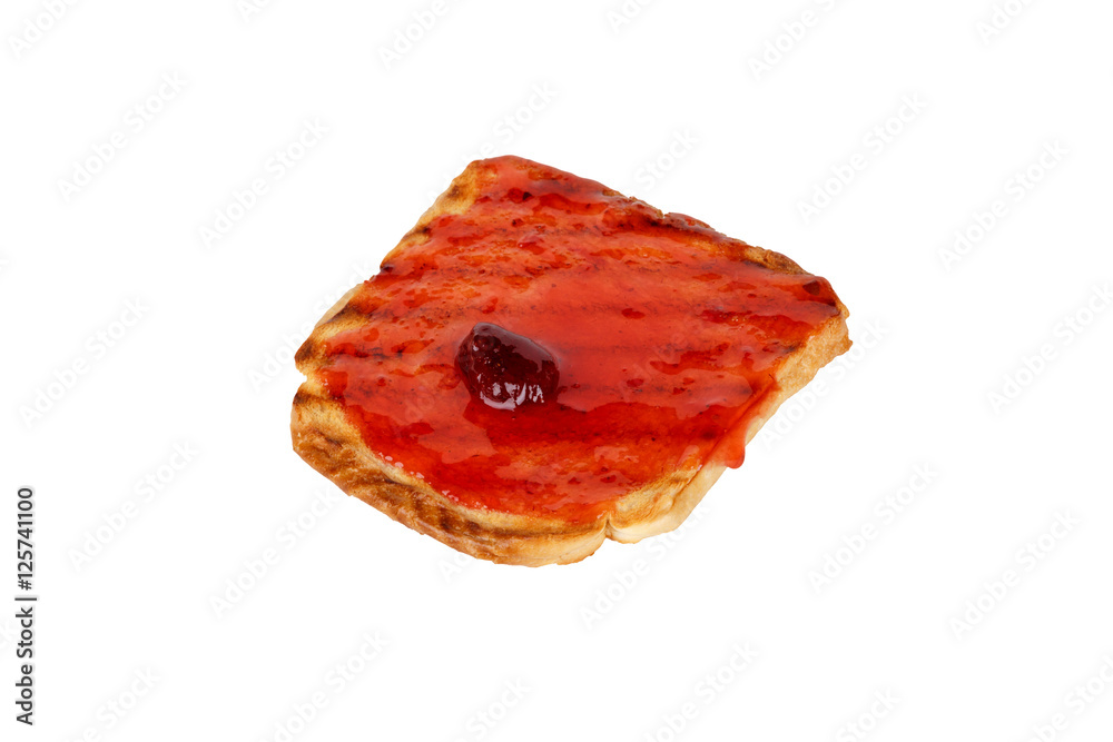 Burnt Toasted Bread with Jam Burnt Toasted Bread with Jam
