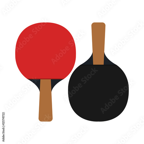 ping pong equipment sport vector illustration design