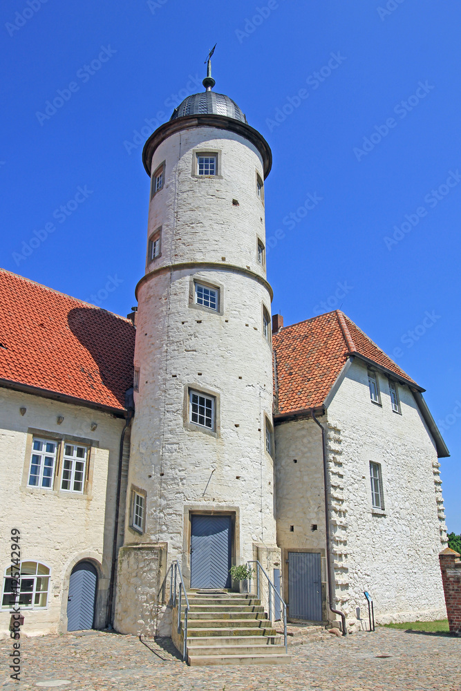 Burg Brome: Treppenturm  (16. Jh., Niedersachsen)