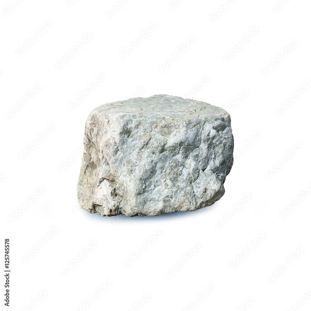 Fototapeta premium a stone on a white background