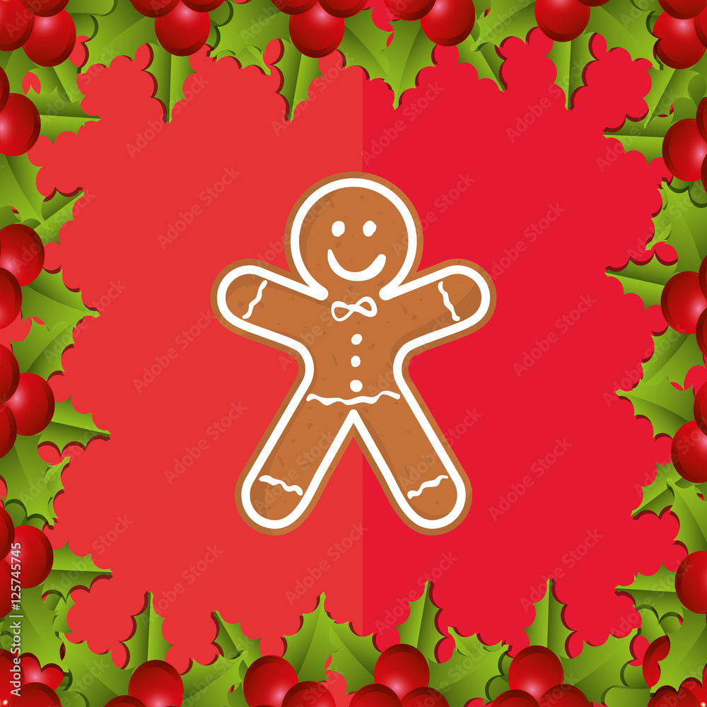 Merry christmas card icon vector illustration graphic design Merry christmas card icon vector illustration graphic design