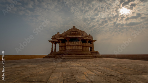Hindu temple, Gwalior, India photo