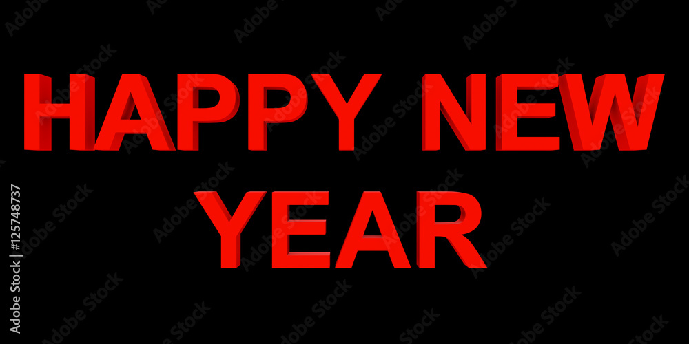 happy new year red happy new year red