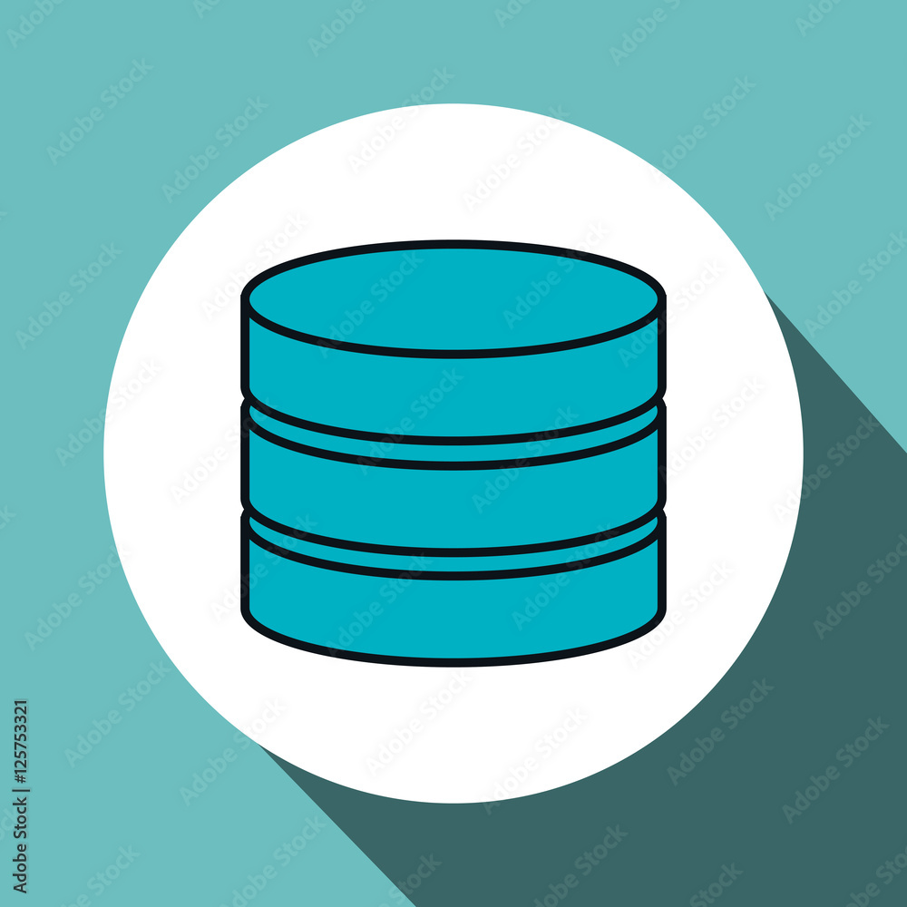 disk data center isolated icon vector illustration design disk data center isolated icon vector illustration design