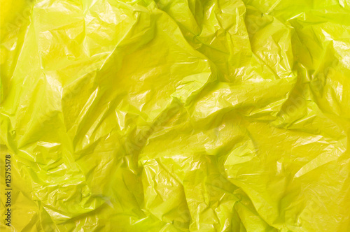 yellow trash bag plastic texture
