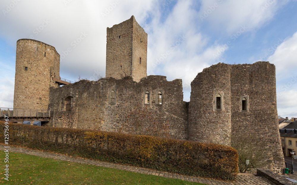 Church and castle in Useldingen