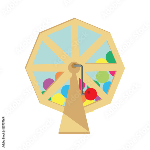 Lottery machine icon
