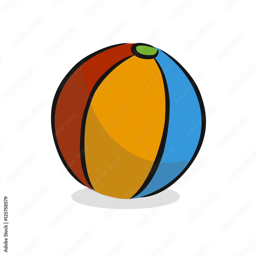 Obraz premium Pelota de playa