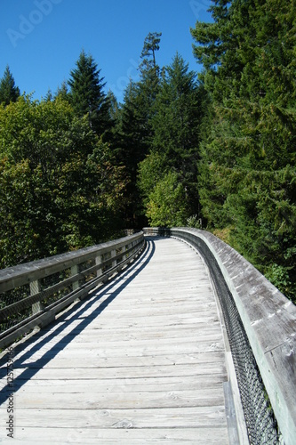 Old Wooden Train Trestle Bridge Converted into Hiking Walking Biking Cycling Path