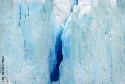 Detail of Perito Moreno glacier in Los Glaciares National Park, Argentina