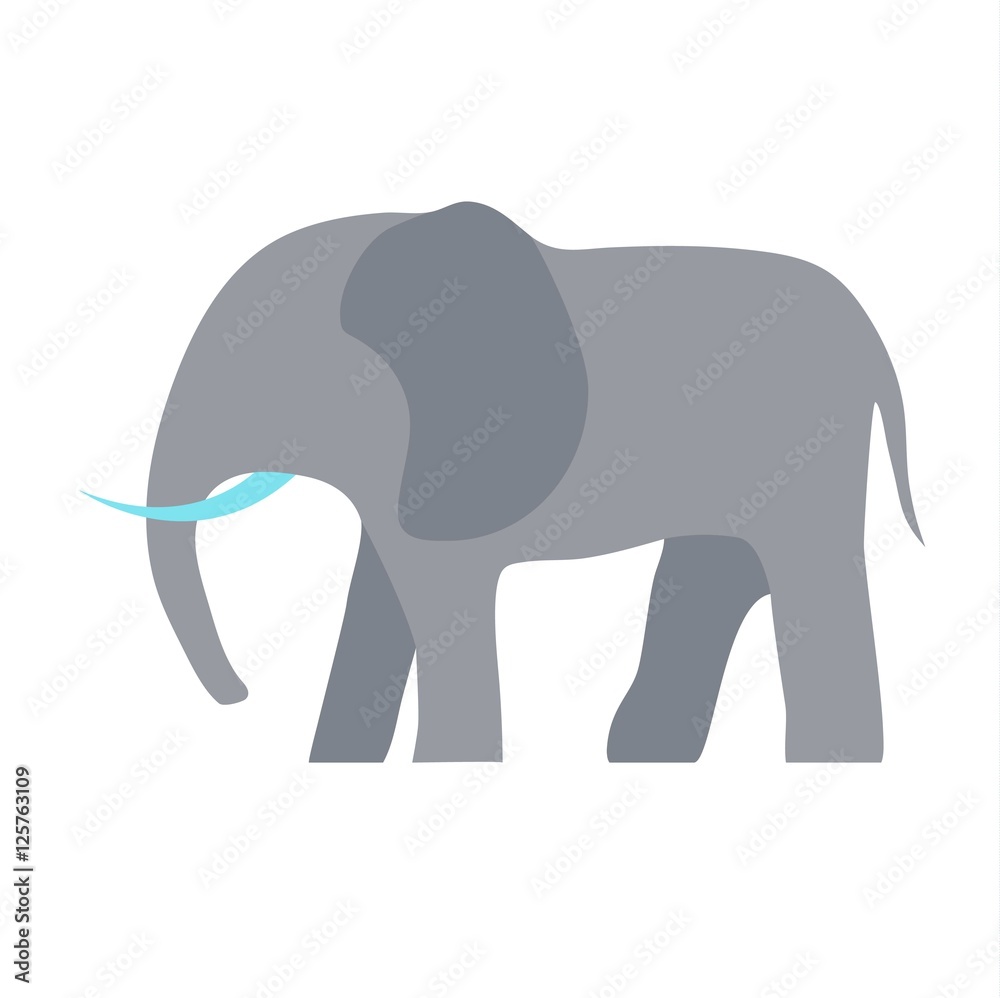 Elephant vector illustration.