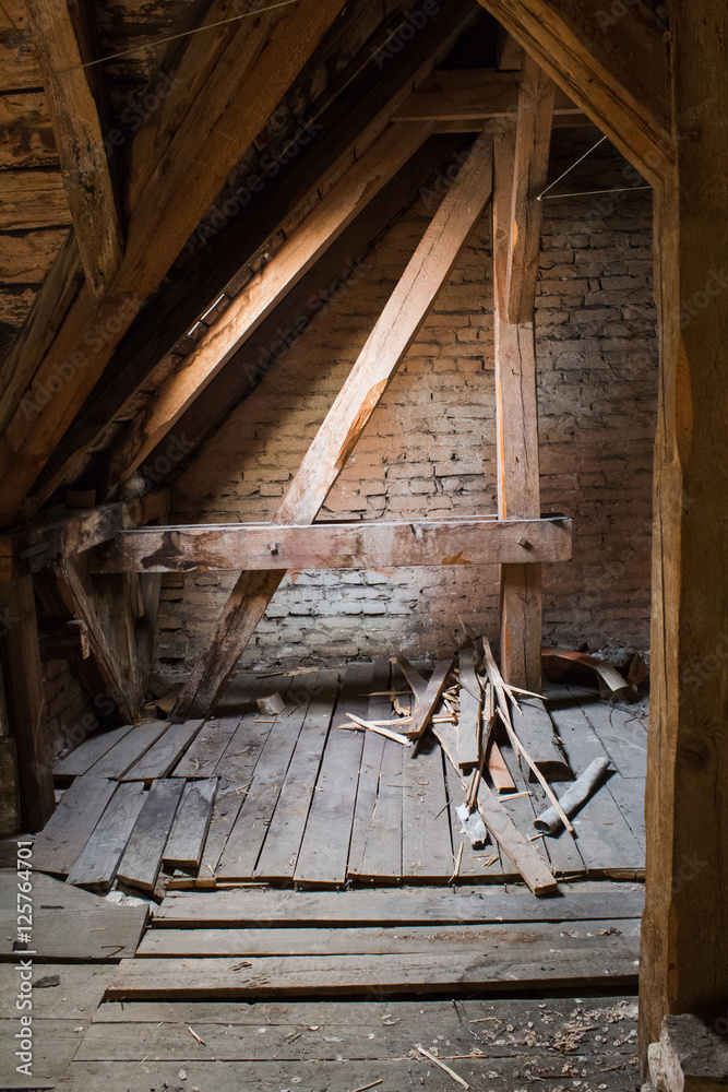 Obraz premium Dach, Dachboden, Dachgeschoss - Ausbau