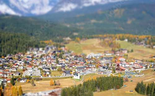 Obraz na płótnie Seefeld in Miniatur w salonie
