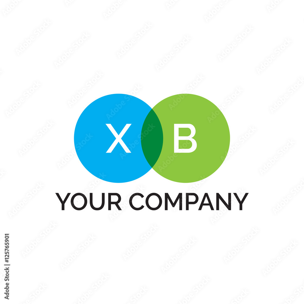 simple initial two circle XB simple initial two circle XB