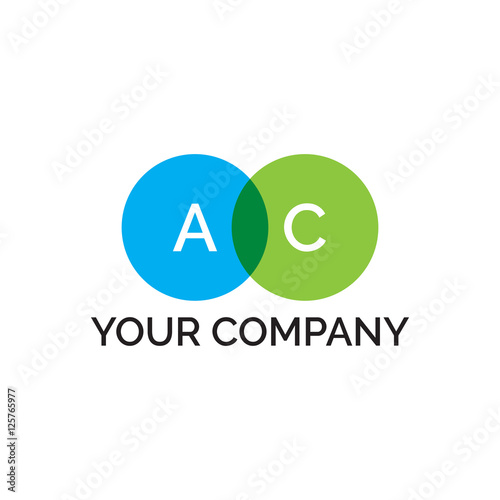 Free Download simple initial two circle AC - GFXLoad
