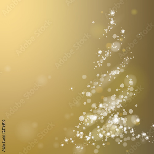 SAPIN DE NOËL DORÉ