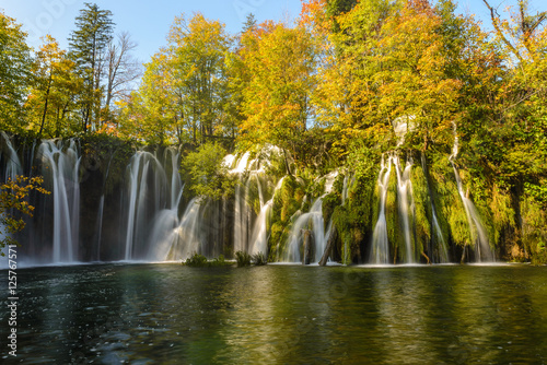 Plitvice Lakes National Park in Autumn  Croatia