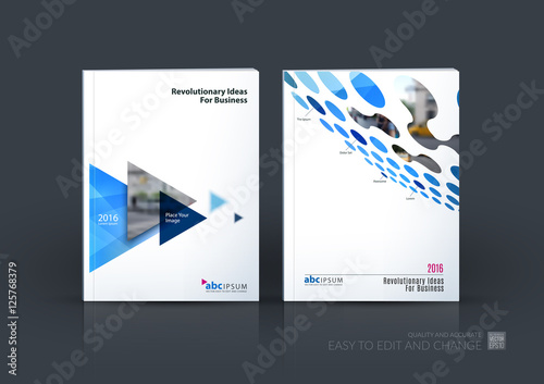 Wallpaper Mural Business vector set. Brochure template layout, cover design annu Torontodigital.ca