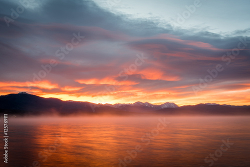 Sunrise over Grand Lake, Colorado