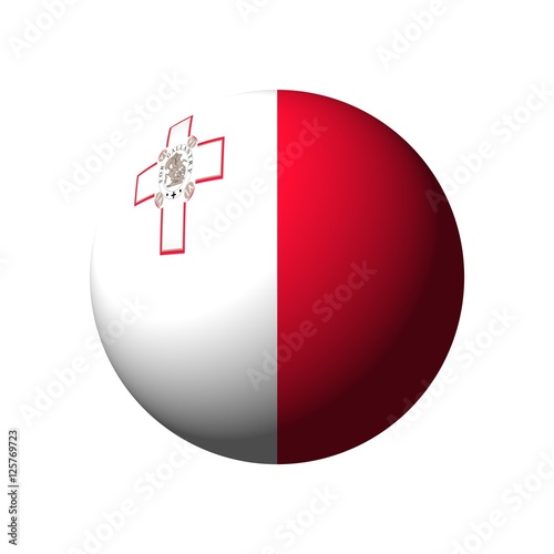 Sphere with flag of Malta Free Download Sphere with flag of Malta - GFXLoad