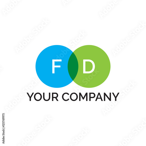Free Download simple initial two circle FD - GFXLoad