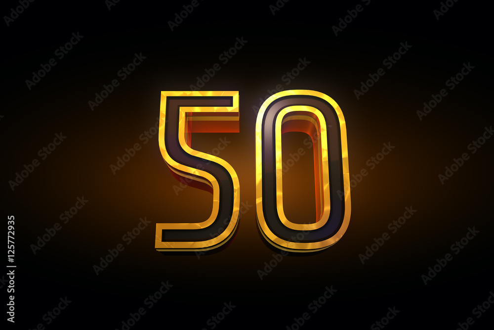 Gold 50th Gold 50th
