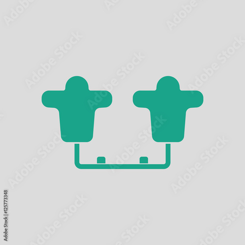 American football  tackling sled icon