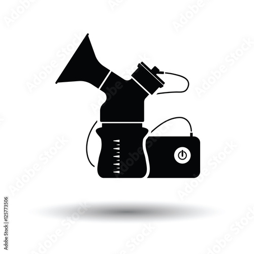 Electric breast pump icon