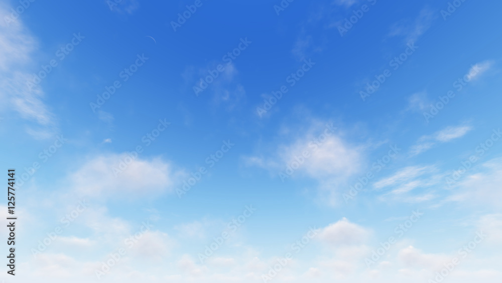 Fototapeta premium Cloudy blue sky abstract background, blue sky background with ti